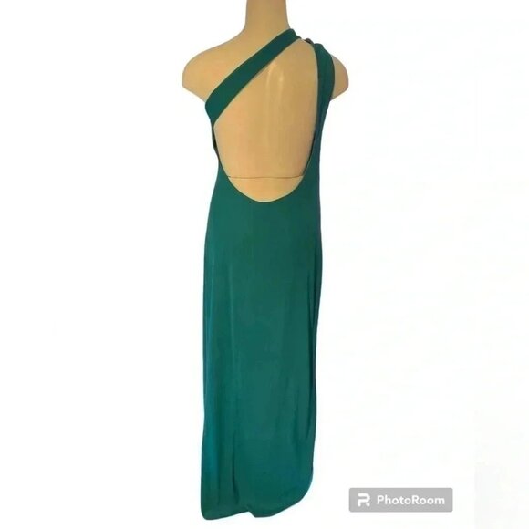 Laundry teal beaded asymmetrical beaded dress sz 10 Pet - Picture 4 of 4
